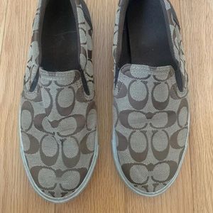 COACH slip ons